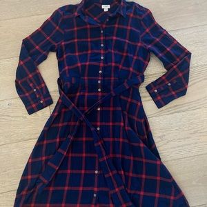 JCrew plaid dress